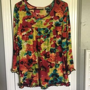 Beautiful flowered top